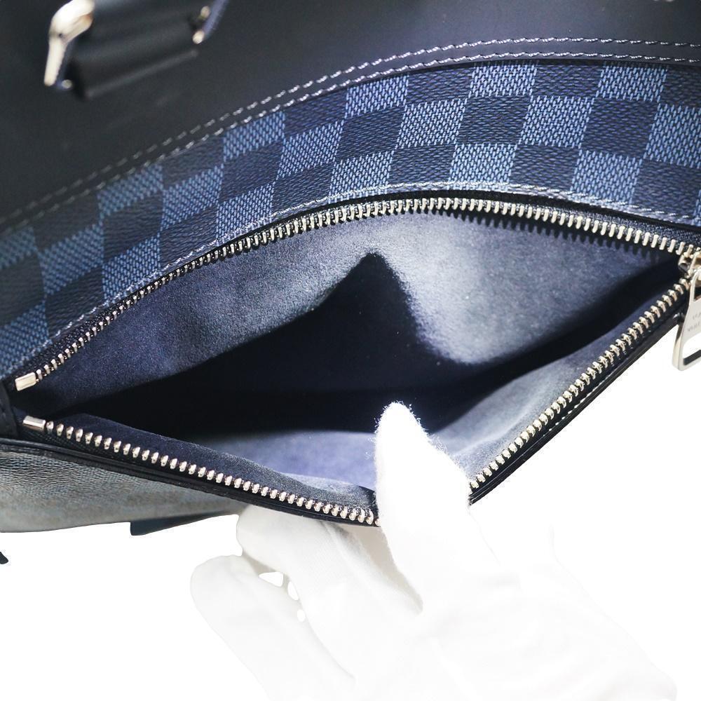 LOUIS VUITTON Tote Greenwich Shoulder Bag Damier Cobalt Blue